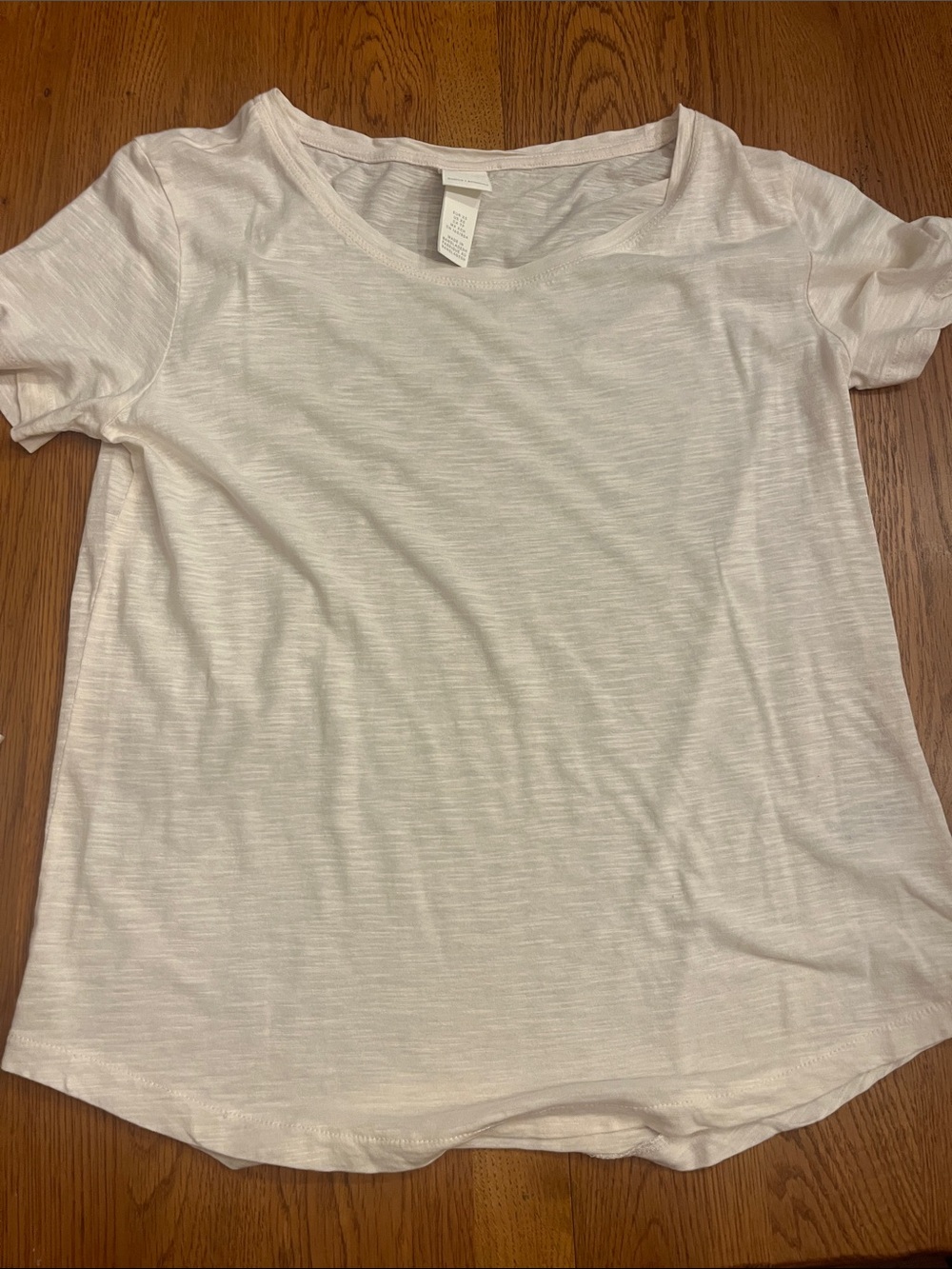 H&M Cream Basic Tee